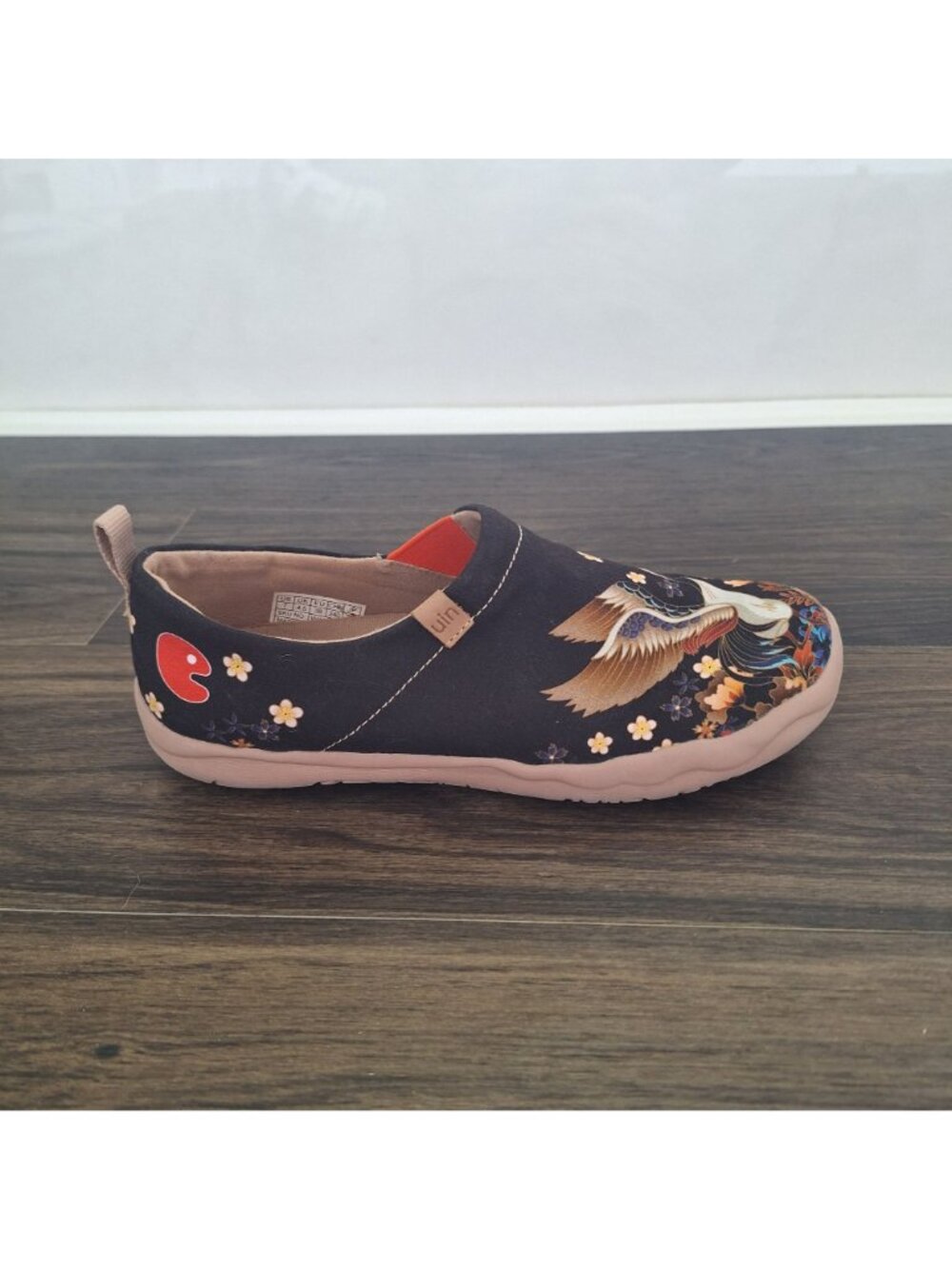 💙 UIN Crane Dance Toledo Canvas Slip-on Loafers Size 7 Lightweight Travel Comfy - Picture 6 of 7